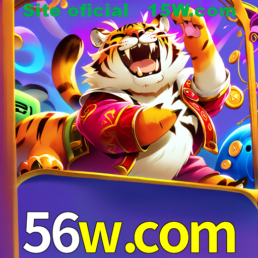 Imagem promocional da 56w.com mostrando a plataforma e suas vantagens